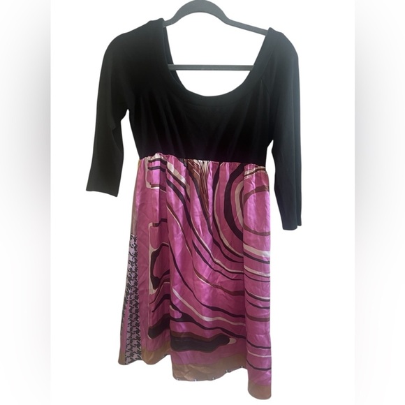 Alice & Trixie Dresses & Skirts - ALICE & TRIXIE SILK/JERSEY COMBO BABYDOLL DRESS M